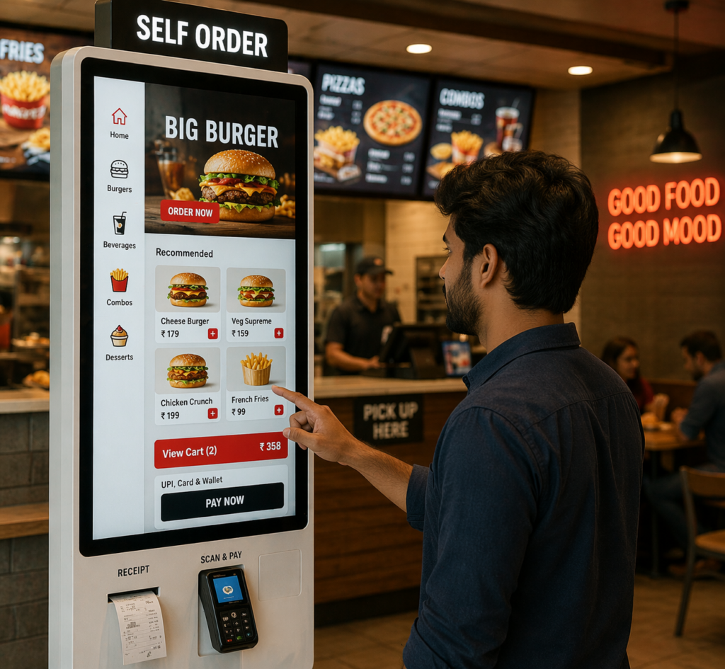 self service kiosk restaurant